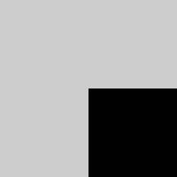 same as above but the lower right quarter is black