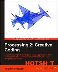 Book cover for the book Processing 2: Creative Coding Hotshot