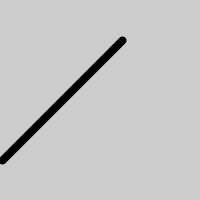 grey square with a diagonal line going from bottom left to top right