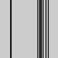 same as above but with more lines at different positions on the x axis according to different keys being pressed